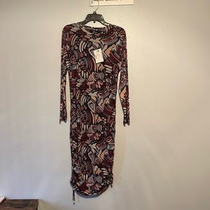 New with tag Nina Parker midi long sleeve dress shirt with light lining 1x